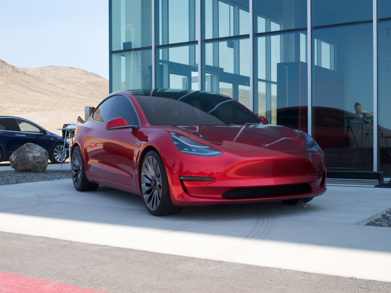 A Tesla in every driveway? (Photo courtesy Jalopnik)