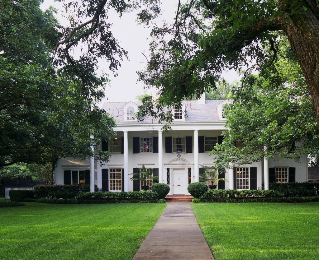 Jan and Jim Showers' 1938 Greek Revival-style house in Hillsboro (Photo courtesy Jan Showers)