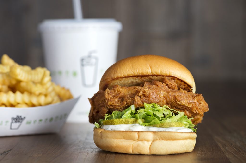 The Chicken Shack won't be available at the pop-up, but Houstonians can look forward to Shake Shack's signature chicken sandwich at its first Houston location in The Galleria. 