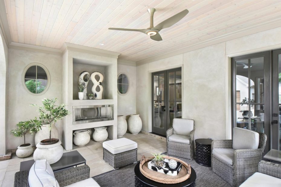 A home featuring a smart Haiku fan. Photo courtesy Haiku.