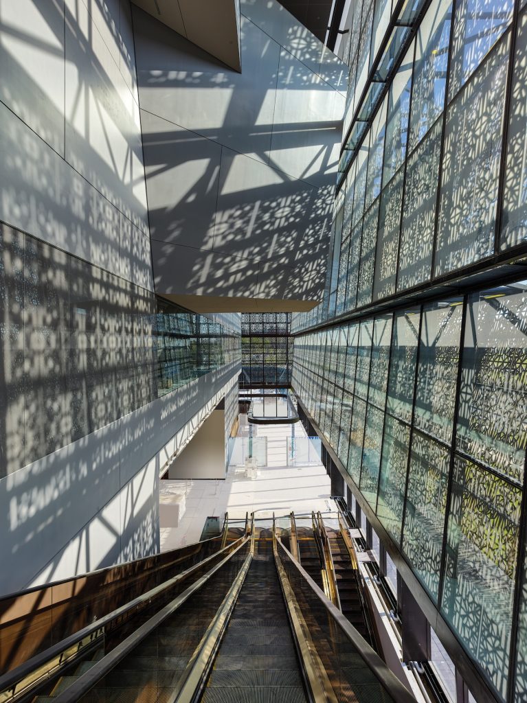 The David Adjaye-designed museum's interior