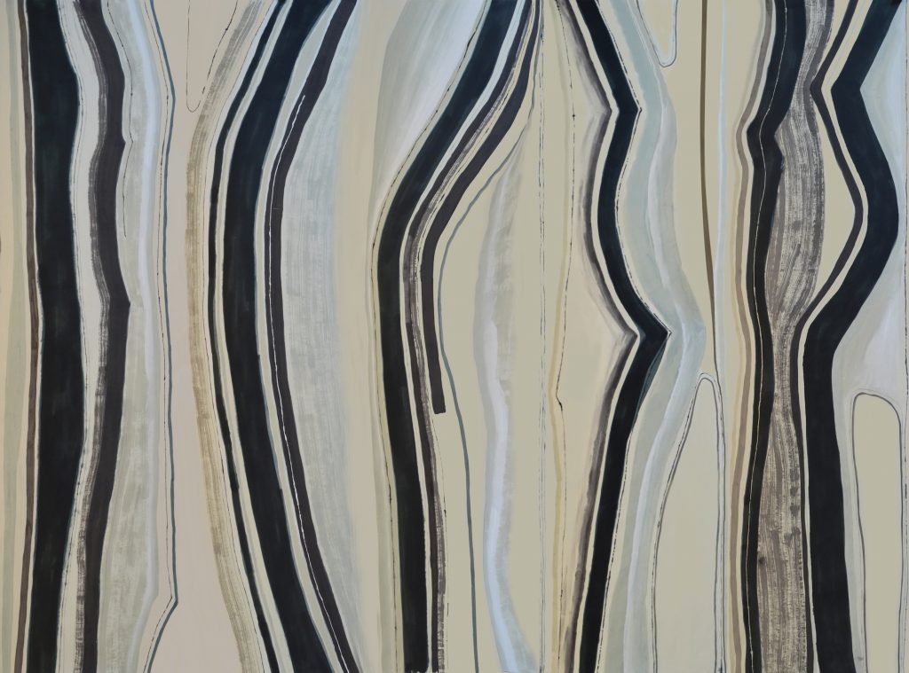 Rhythm wallpaper in verdâtre print