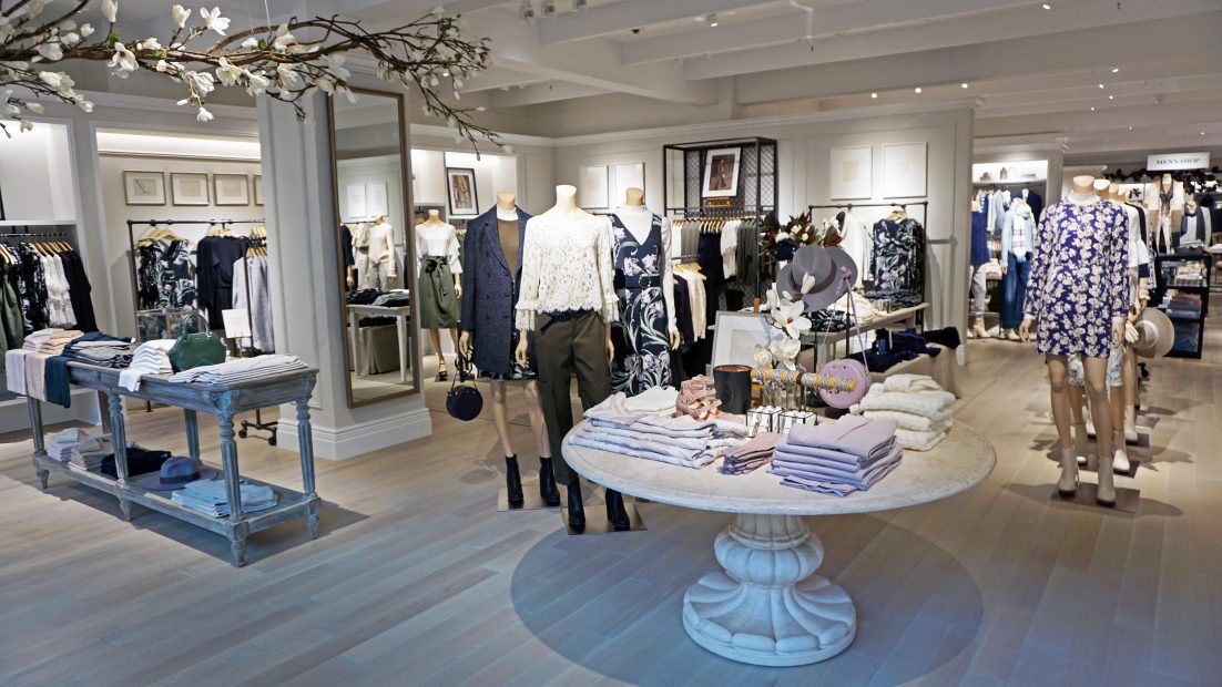 Club Monaco's NorthPark store is open on Level One between Neiman Marcus and Nordstrom.