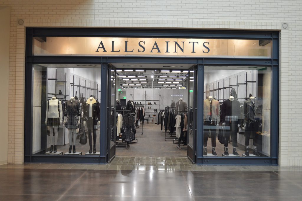 AllSaints is now open in NorthPark Center.
