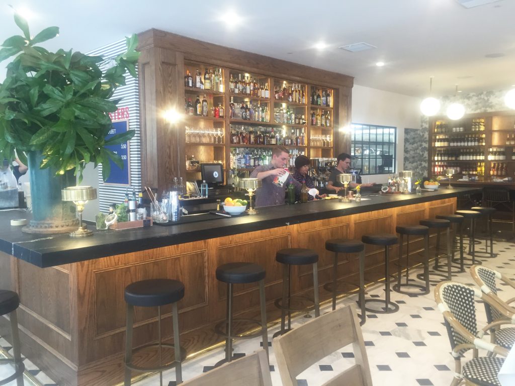 The bar is front and center at Eloise Nichols. 