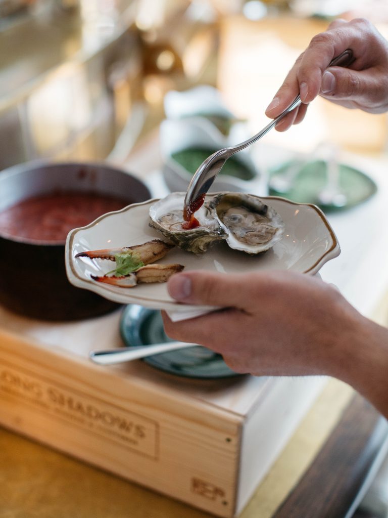 There was no shortage of oysters. 