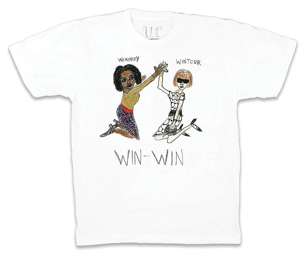 Unfortunate Portrait shirt featuring Oprah Winfrey and Anna Wintour 