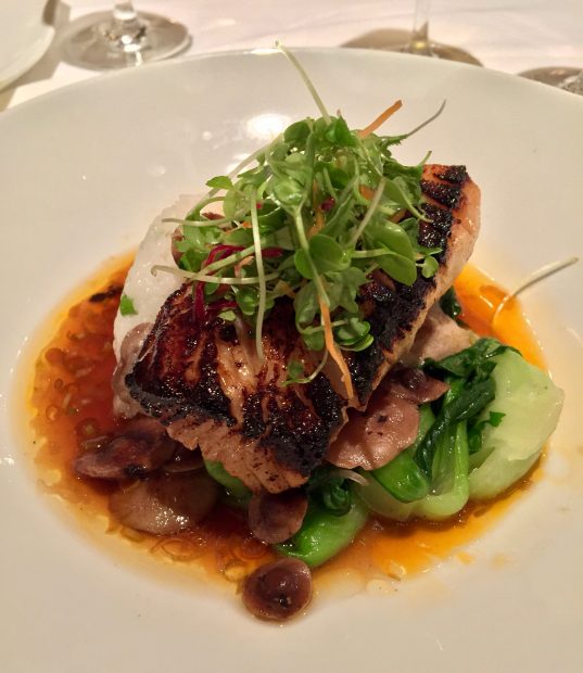 The cod's done right at Gotham Bar and Grill.