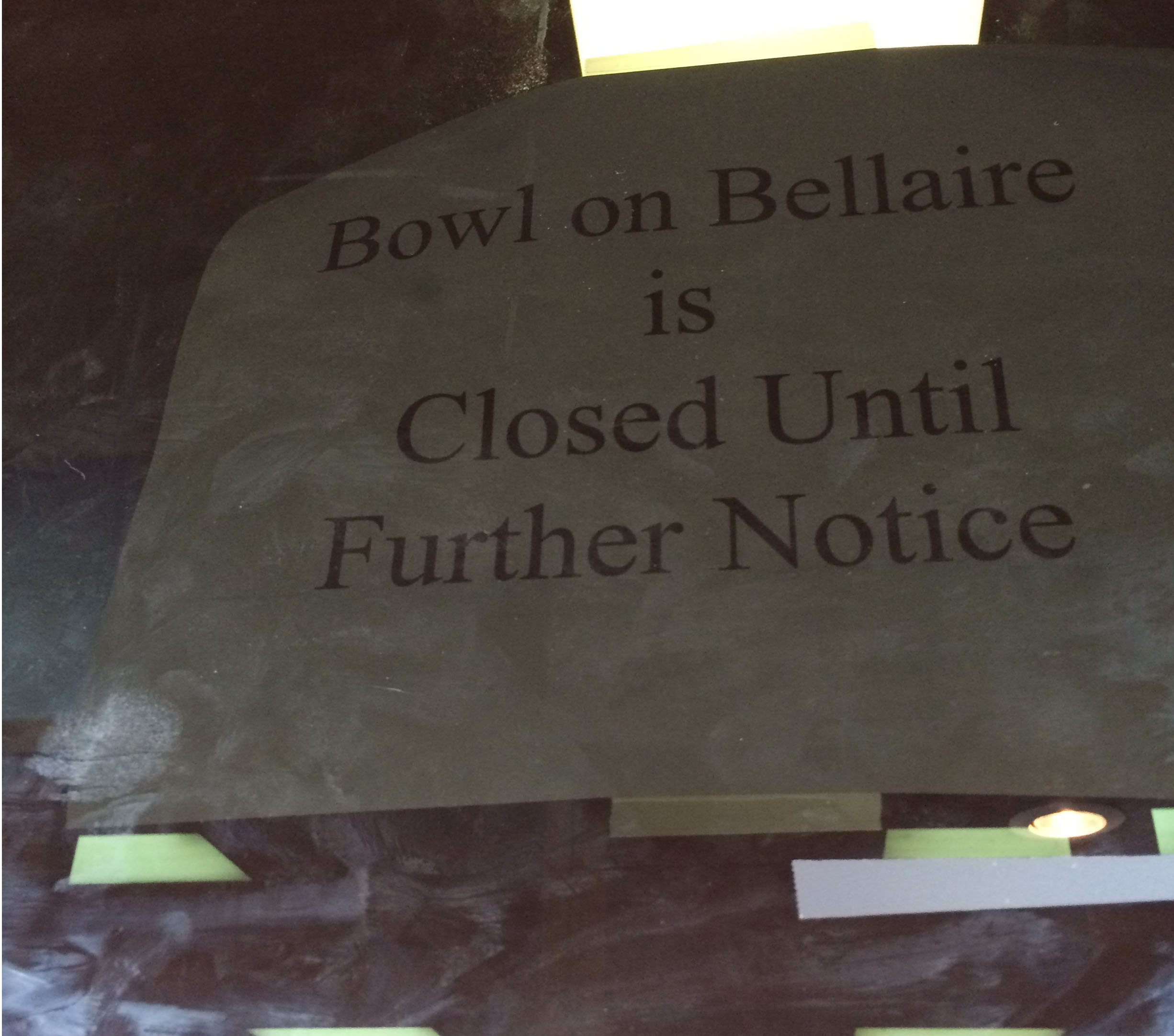 Old school bowling alley fans can no longer turn to Palace Lanes.