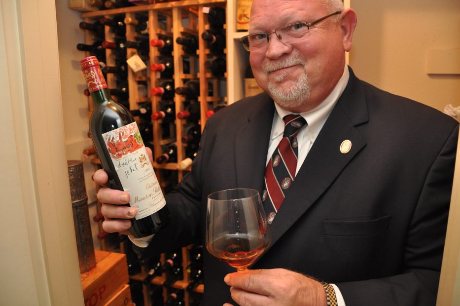 This man wants to teach you about French wines. (Photo by Alfonso Cevola)