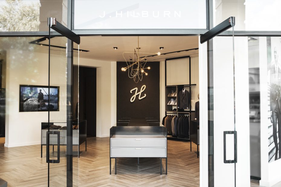 J. Hilburn has opened its first storefront.
