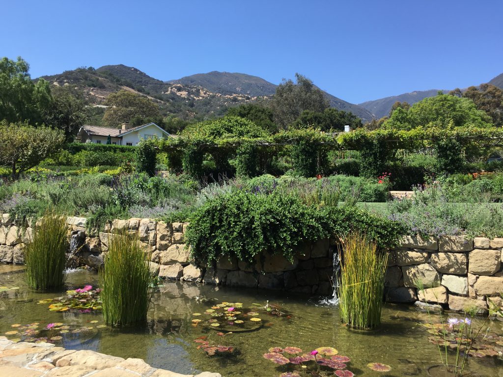 The ranch's picturesque surroundings