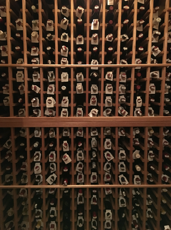 Wine cellar inside the ranch