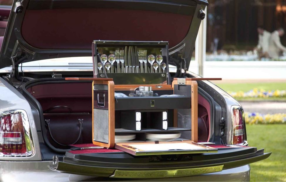 Who doesn't need the most luxurious picnic basket in the world? Talk about a perfect gift.