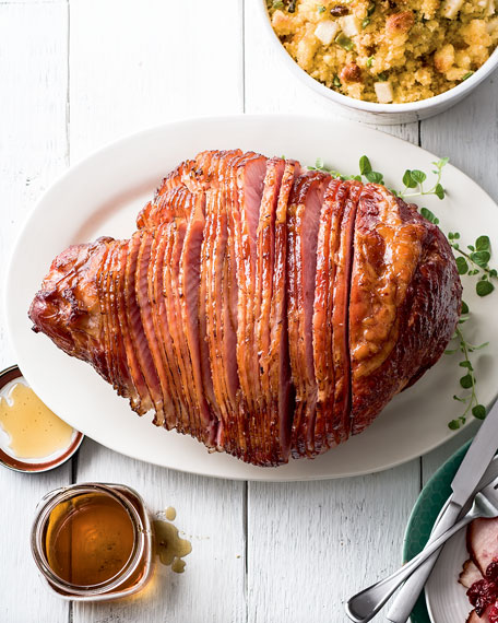 The honey-glazed whole ham is the ideal gift for friends who entertain. This ham, feeding 16 to 18, is $90 from Neiman Marcus. Add green beans with almonds, au gratin mashed potatoes, carrot souffle and bread puddnig with orange  sauce and you have dinner for  $420. No cooking skills required. Order here: http://bit.ly/2g0AFCd