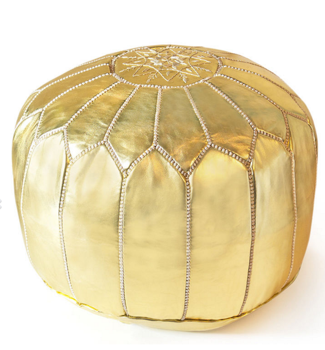 Need a few extra spots for those last minute surprise guests? No problem...these Moroccan poufs make for the perfect seating solution. $375, at <a href="http://www.jonathanadler.com/furniture/by-category/benches-and-ottomans/leather-moroccan-pouf/19-5300002.html">Jonathan Adler. </a>
