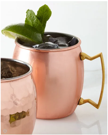 Sip in style with these chic Moscow Mule mugs...salut! $25, at <a href="http://www.neimanmarcus.com/Mikasa-Moscow-Mule-Mug/prod181200026/p.prod">Neiman Marcus.</a> 