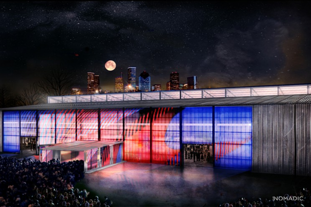 Traveling venue Club Nomadic will make its Houston debut for Super Bowl LI. 