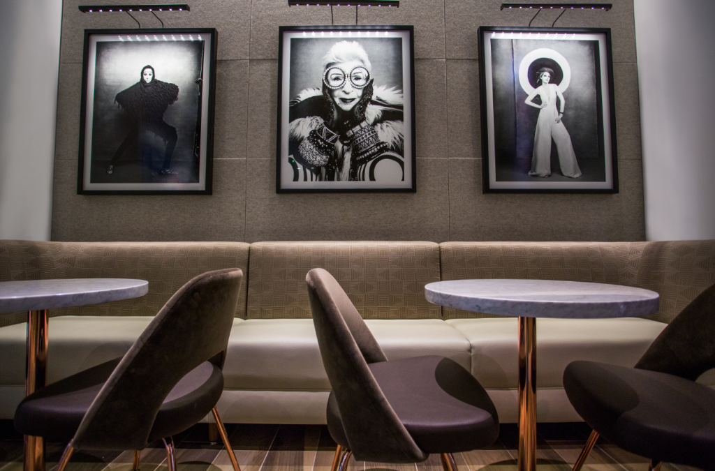 Wall art inside the lounge