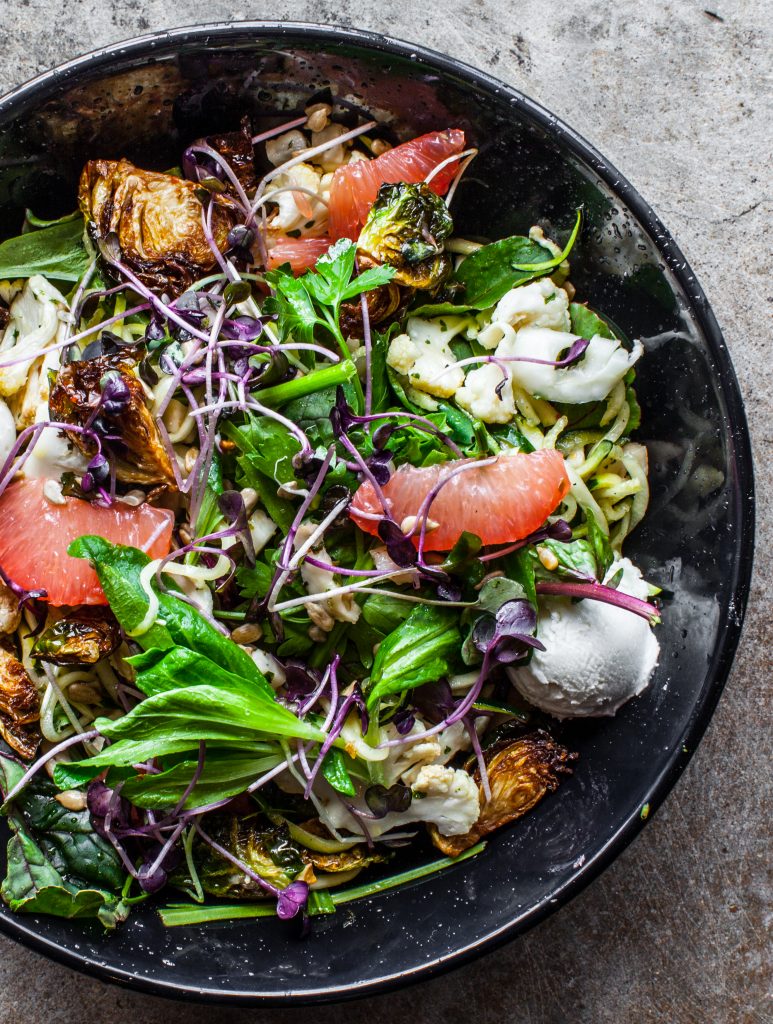 Stay light with the spring harvest salad.