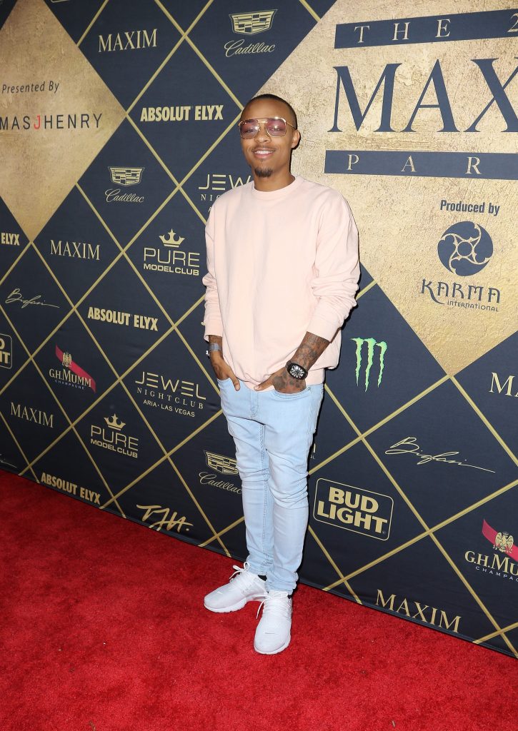 HOUSTON, TX - FEBRUARY 04:  Rapper/actor Shad 'Bow Wow' Moss arrives at the Maxim Super Bowl Party on February 4, 2017 in Houston, Texas.  (Photo by John Parra/Getty Images for Maxim)