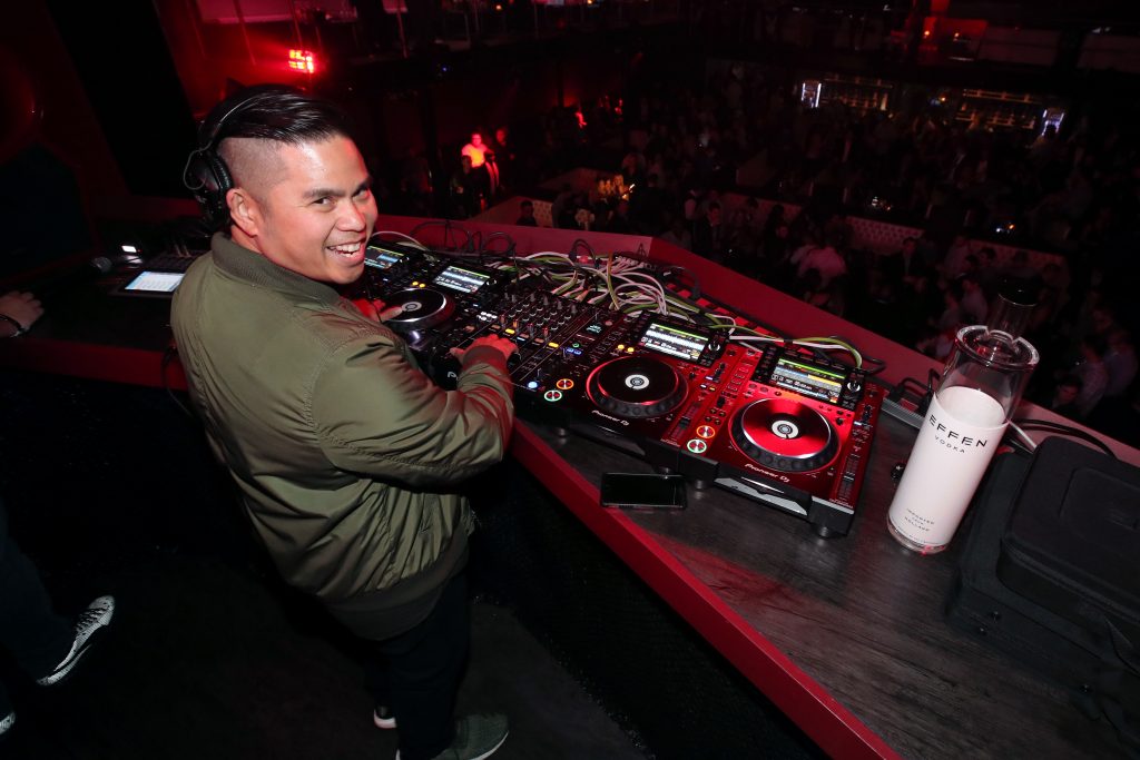 HOUSTON, TX - FEBRUARY 04:  A DJ performs during the Playboy party with TAO Group at Spire Nightclub on February 4, 2017 in Houston, Texas.  (Photo by Christopher Polk/Getty Images for Playboy)