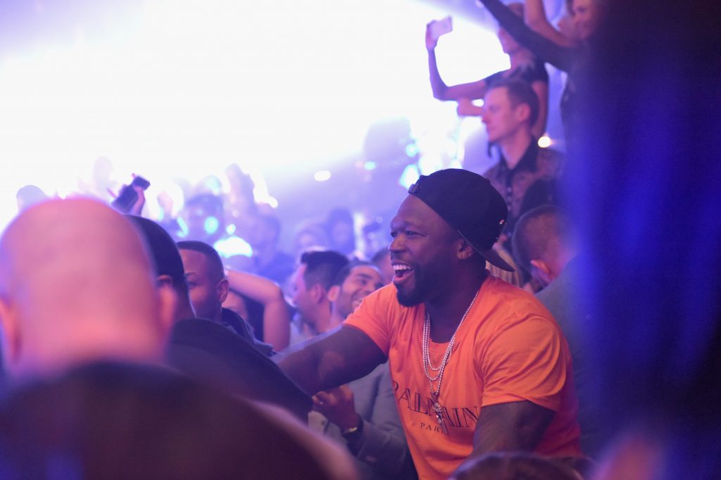 HOUSTON, TX - FEBRUARY 04:  Curtis "50 Cent" Jackson attends the Playboy party with TAO at Spire Nightclub on February 4, 2017 in Houston, Texas.  (Photo by Jason Kempin/Getty Images for Playboy)