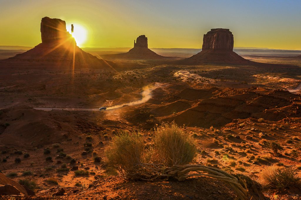 Photos from the couple's travels: Monument Valley sunrise