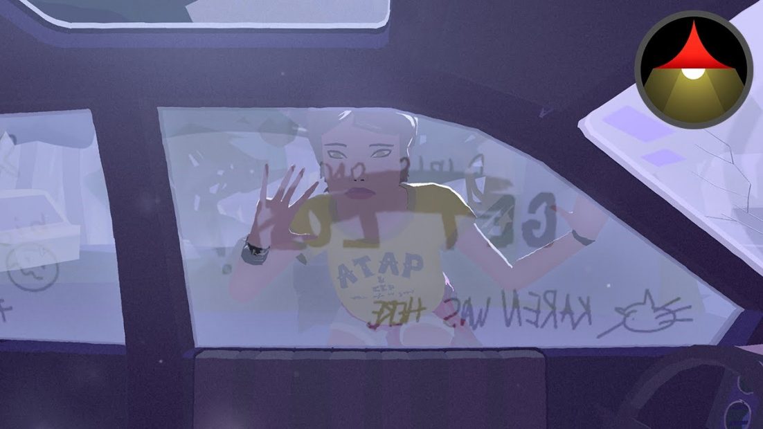 A still from the animated Oscar nominee Pearl, about a young girl's cross-country trip with her father. (Photo courtesy MFAH)