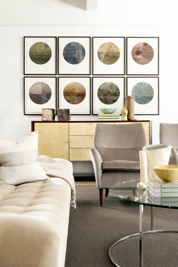 Room by Emily Summers. Artwork Ted Kincaid, from Talley Dunn Gallery.