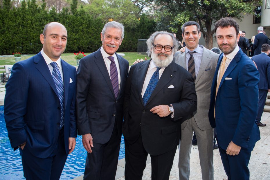 Filippo Ricci, Malcolm Rueben, Stefano Ricci, Jim Gold, Niccolo Riccim