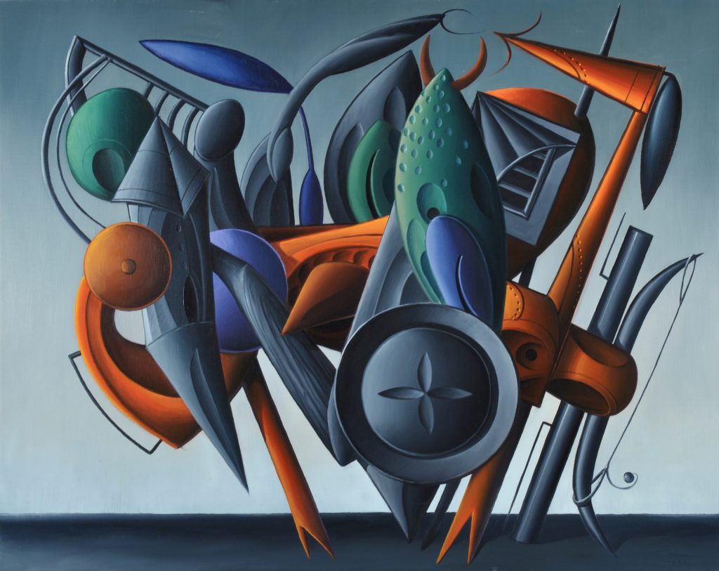 Valton Tyler's "Fire," 1992, at Valley House Gallery (Courtesy  the artist and Valley House Gallery, Dallas)