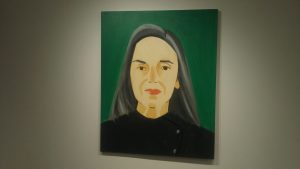Alex Katz was in the house at Madrid dealer Galería Javier López & Fer Francés.