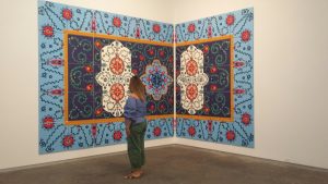 Contemplating Ambreen Butt at the Dallas Contemporary.