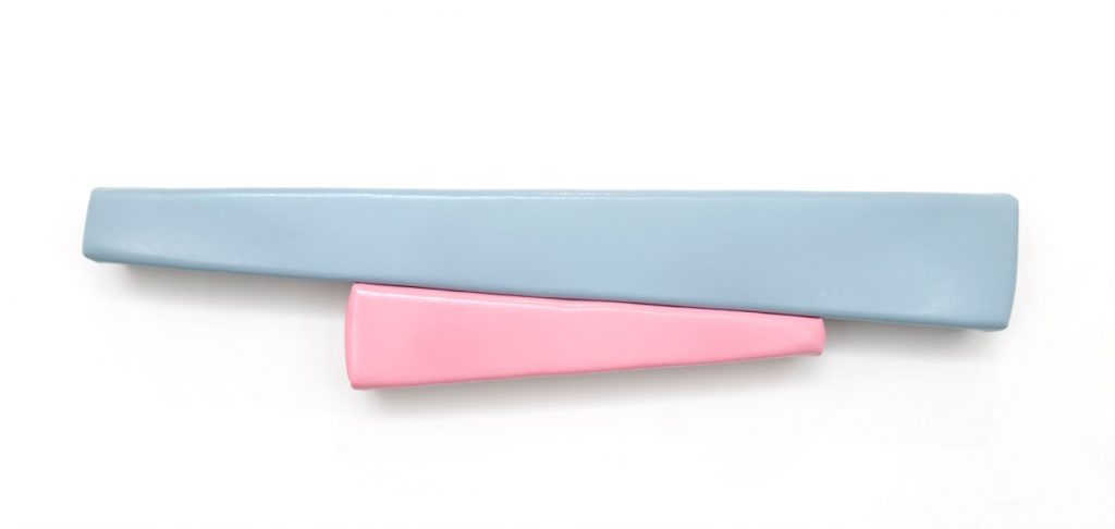 At Skarstedt, Justin Adian's "Levelland," 2017, named for a Texas town, was among the  works by six artists acquired for the DMA through the Dallas Art Fair Foundation fund. Fair co-founder, John Sughrue and wife Marlene are among the benefactors of the $100,000 program, now in its second year. (Courtesy the artist and Skarstedt, NYC and London)