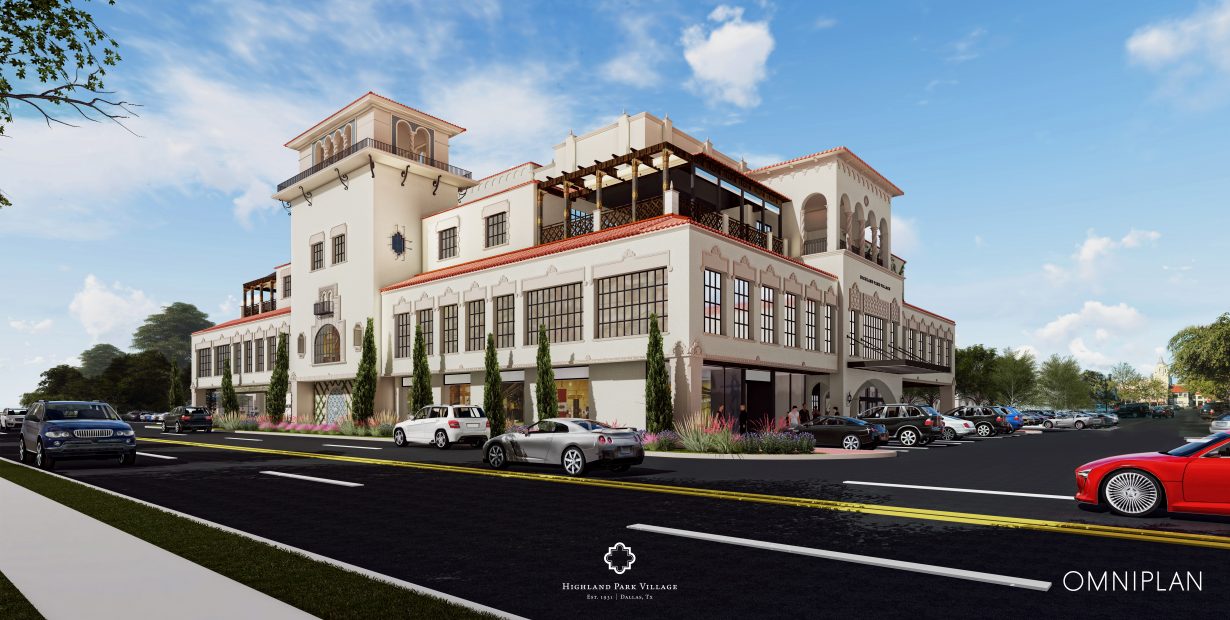 Highland Park Village is receiving a major facelift. (Rendering courtesy HP Village)