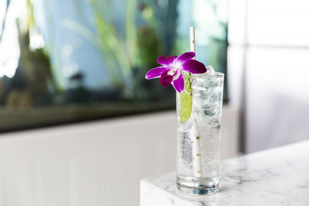 Star Fish's Lady Snow Pea cocktail 