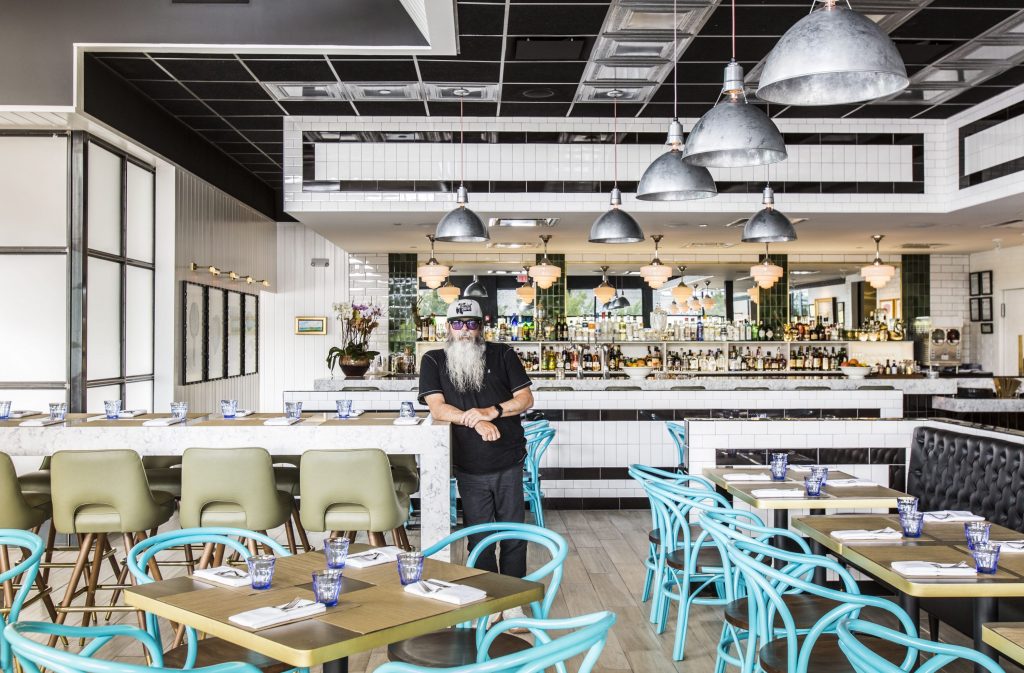 Restaurateur Lee Ellis at the new Star Fish