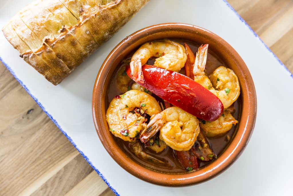 Sizzling Shrimp at Star Fish 