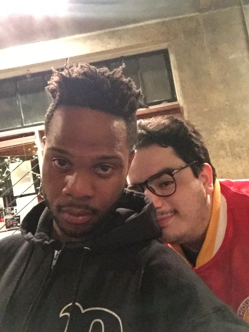 Fat Tony and Matthew Ramirez, founders of Found Me magazine.