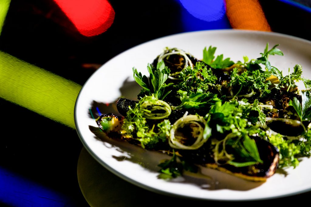 Charred spring squashes at Better Luck Tomorrow 