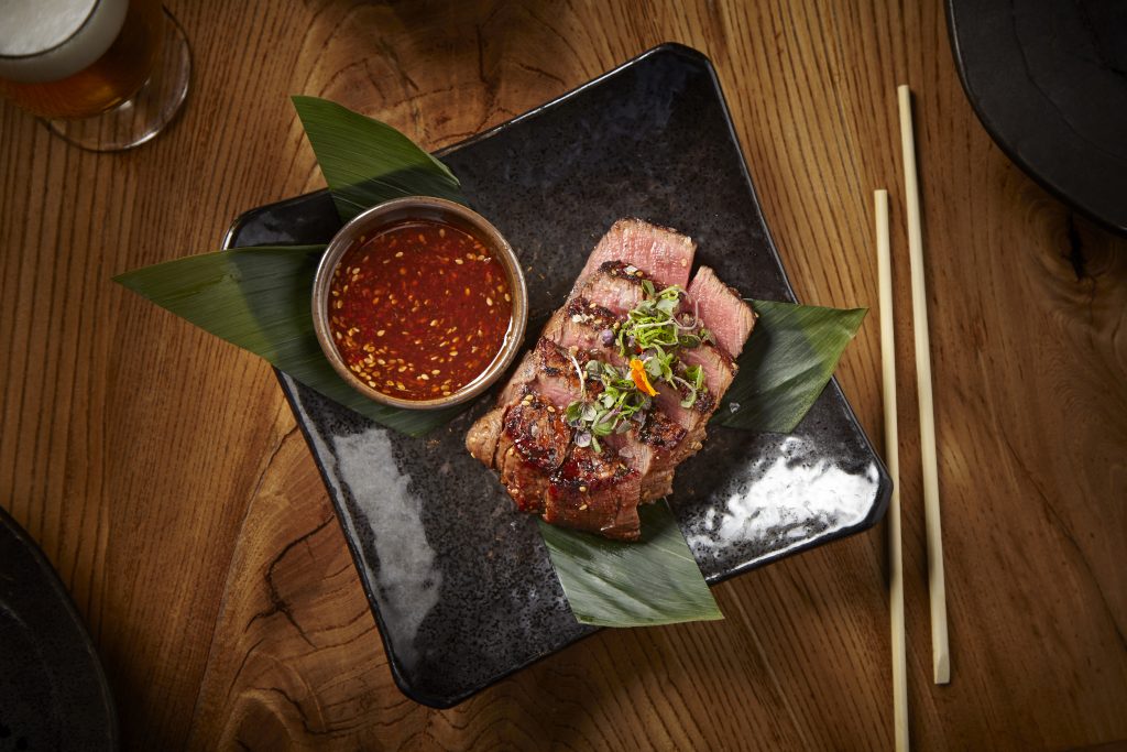 Prime filet steak at Roka Akor