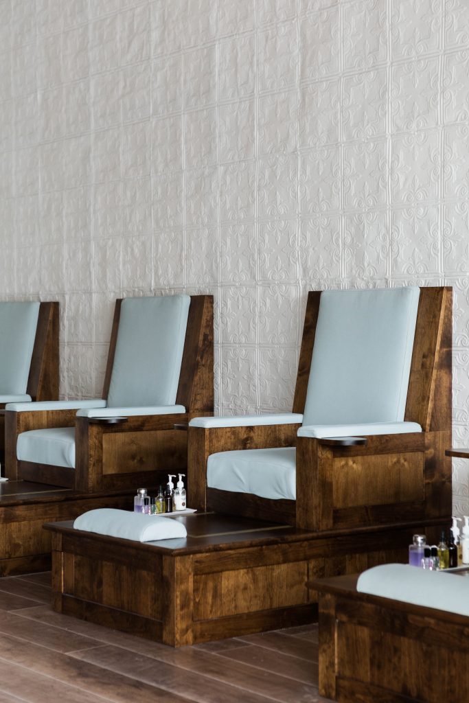 Choose from a variety of mani/pedi options.