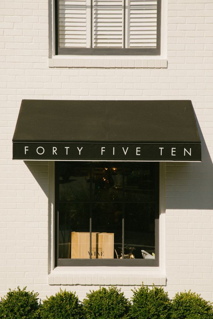 Forty Five Ten opened its first location outside of Texas in Napa Valley. 