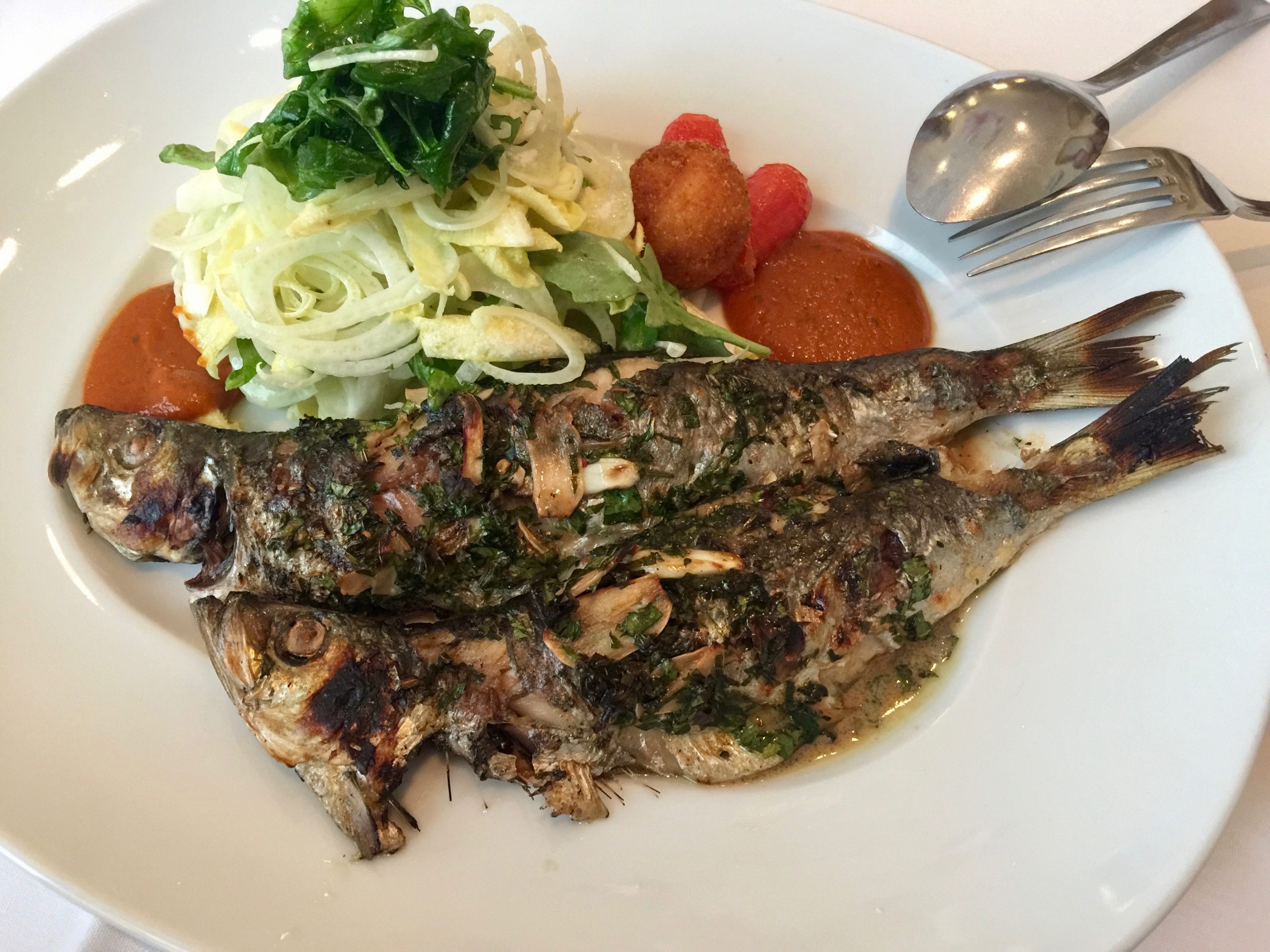 This dish at Arcodoro takes you to the sea in a lyrical way.