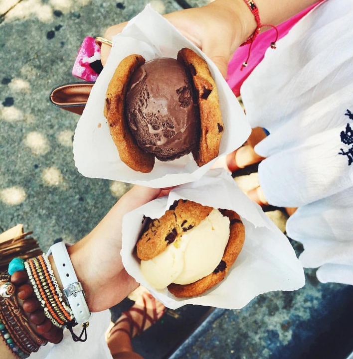Who can resist a cookie ice cream sandwich from Smoosh?