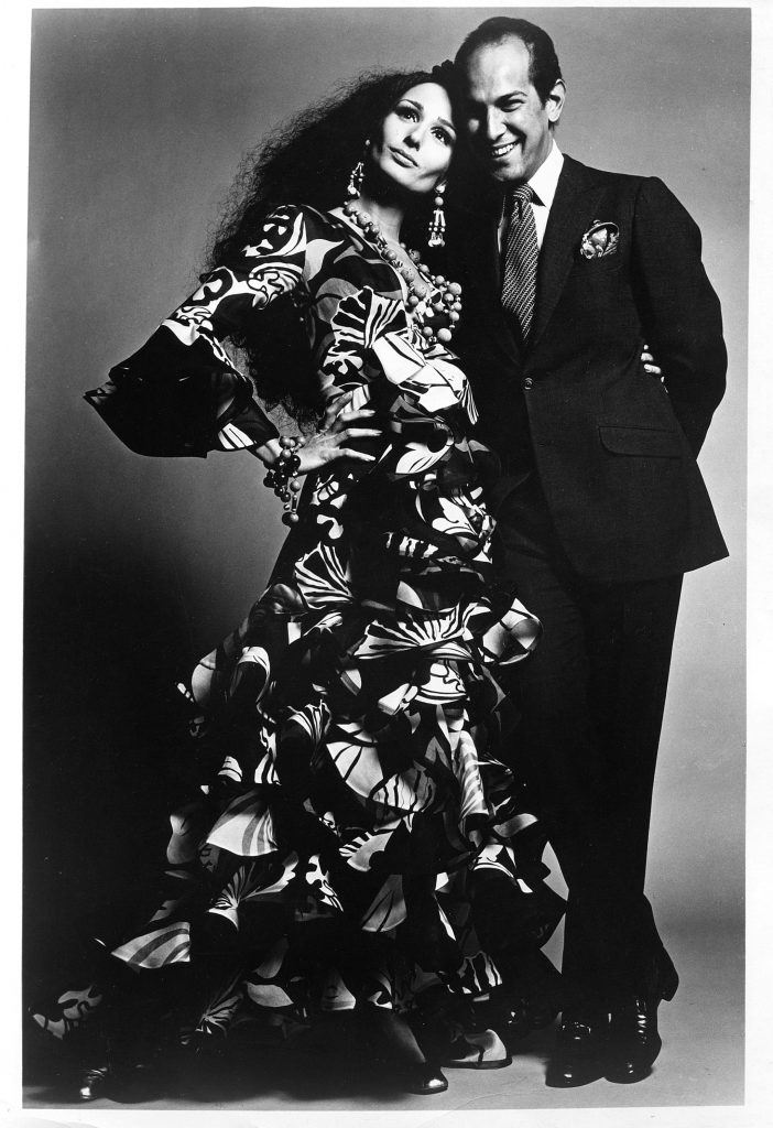 Oscar de la Renta with Naty Abascal, 1960s (Photo courtesy Oscar de la Renta, LLC)