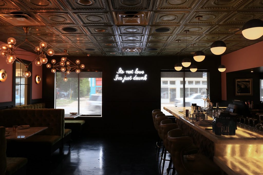 The space is designed to be social media-friendly.