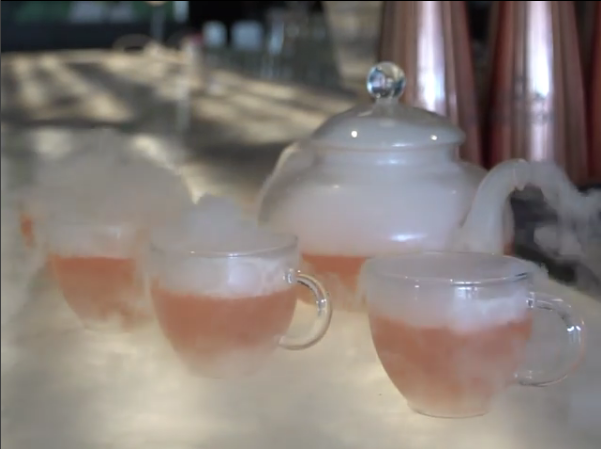 Bar Stellar uses dry ice for dramatic presentation. 