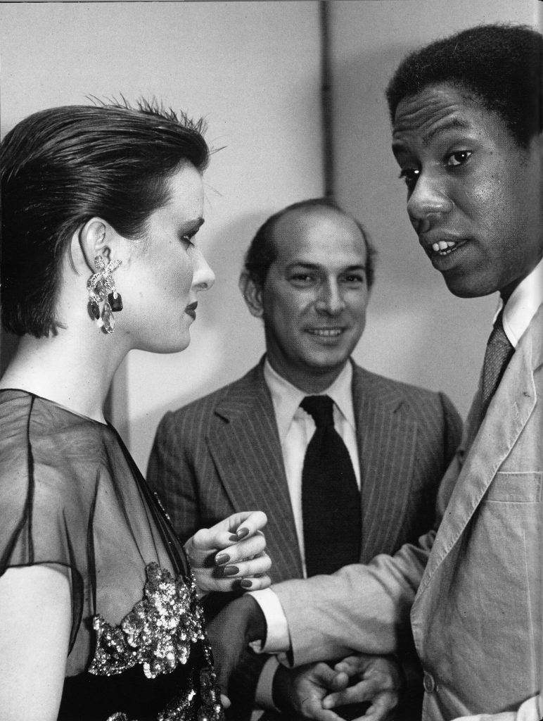 Oscar de la Renta and André Leon Talley, 1978. Talley curates the MFAH exhibition, the third in a series of shows he has curated on his late friend, the iconic designer. (Photo "Oscar de la Renta," 2016)